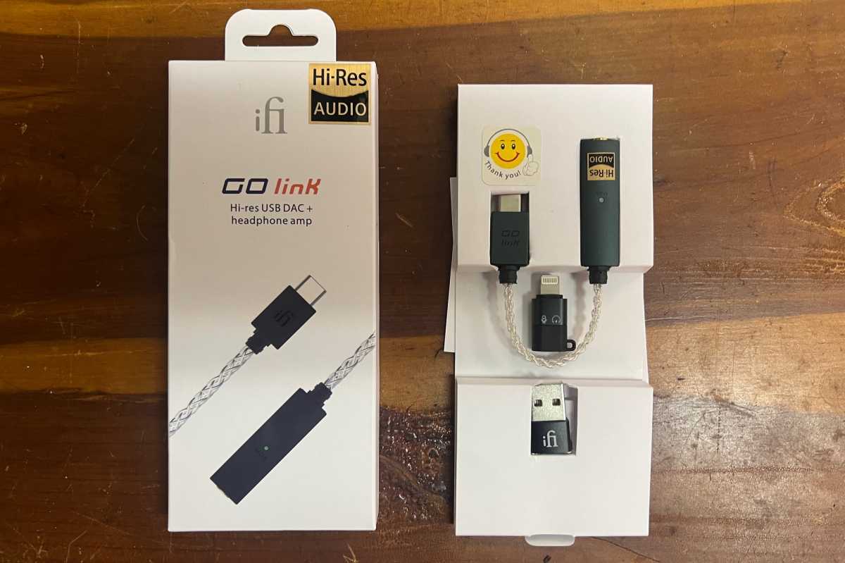 iFi Audio GO Link USB Dongle DAC and Headphone Amplifier