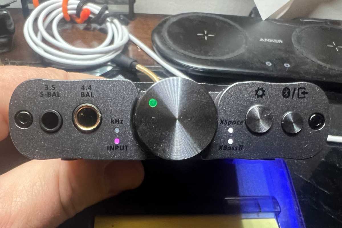 iFi xDSD Gryphon front panel