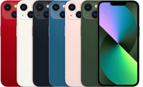 iPhone 13 in sechs Farbvarianten