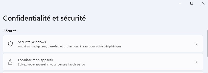 Localiser mon appareil Windows 11