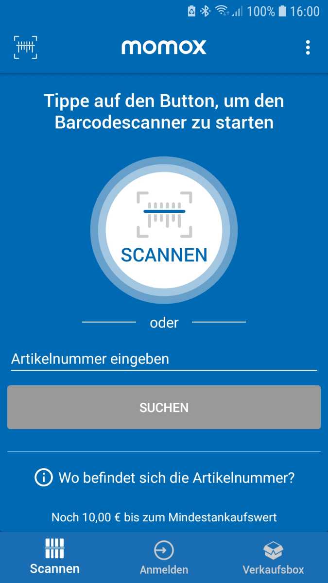 momox: Bücher & mehr verkaufen