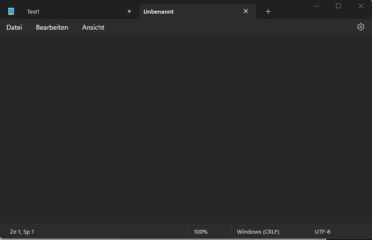 Windows 11: Die Notepad Anwendung unterstützt jetzt Tabs