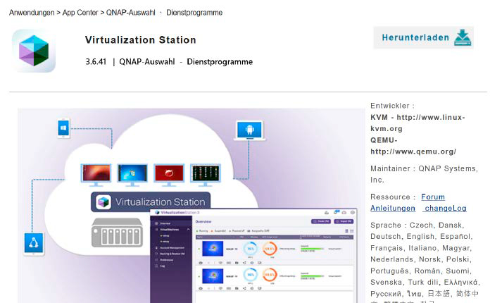 Schritt 2: Virtualization Station installieren
