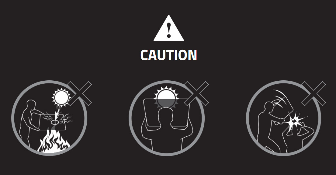 Razer Atlas warning labels