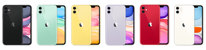iPhone 11 in sechs Farbvarianten