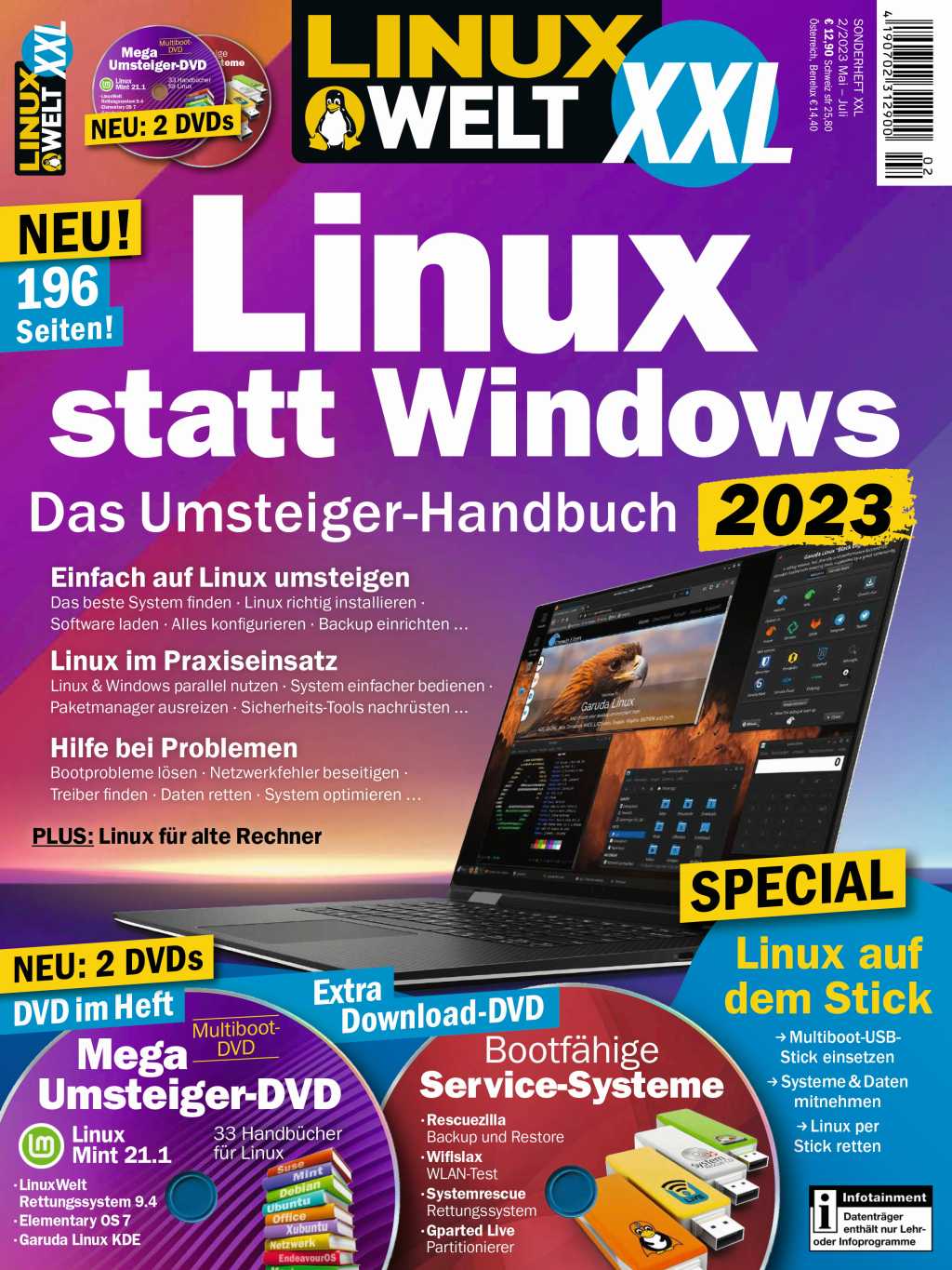 Image: LinuxWelt XXL 2/2023 Linux statt Windows â jetzt am Kiosk