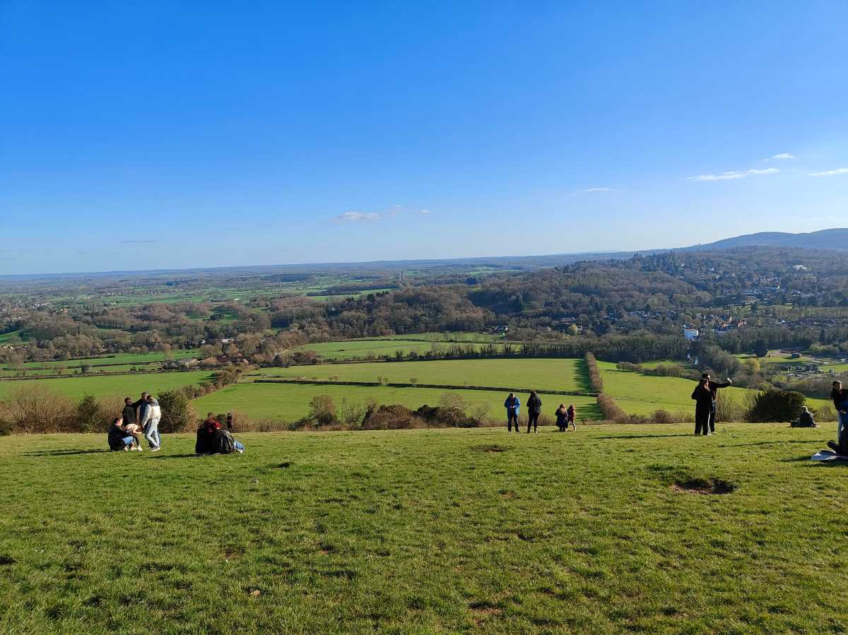 Box Hill on a sunny day