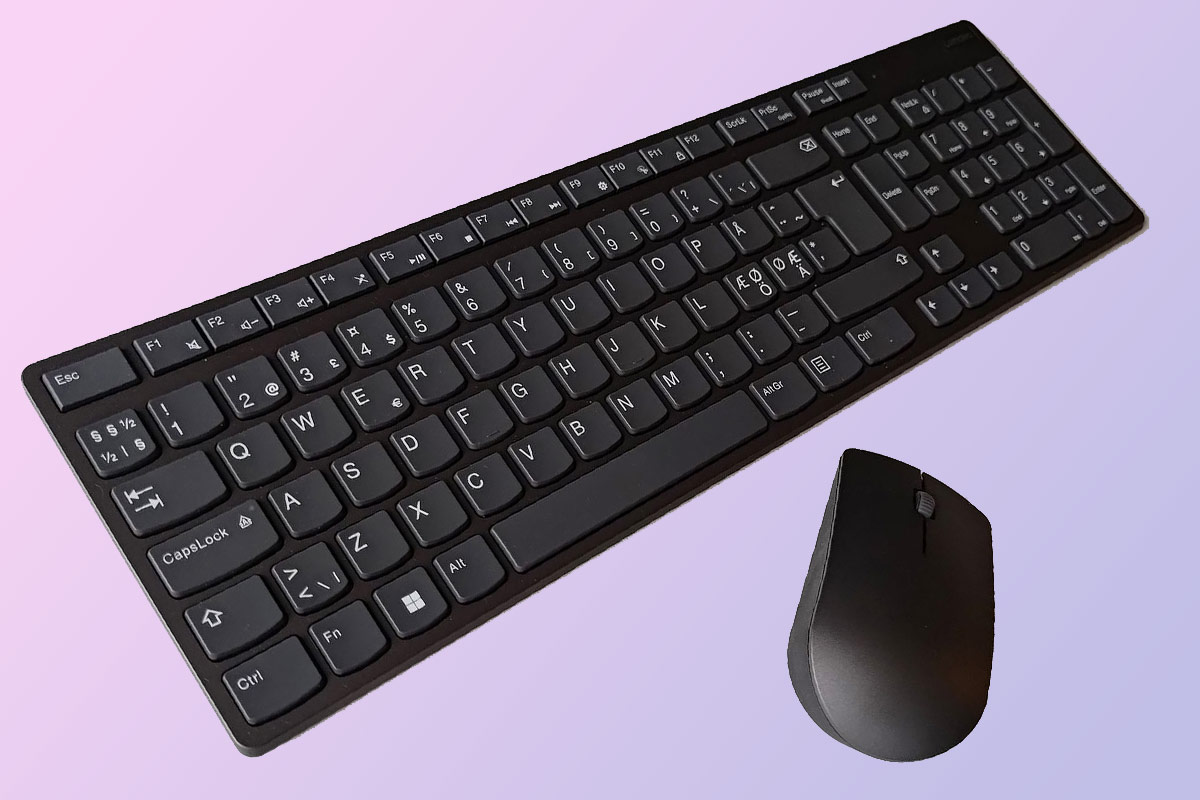 Lenovo Professional Ultraslim Combo: Tangentbordspaket med ojämn kvalitet