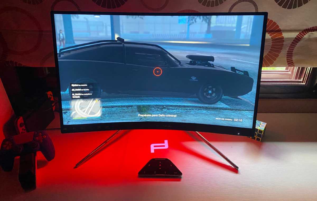 AOC AGON PD27 review luces