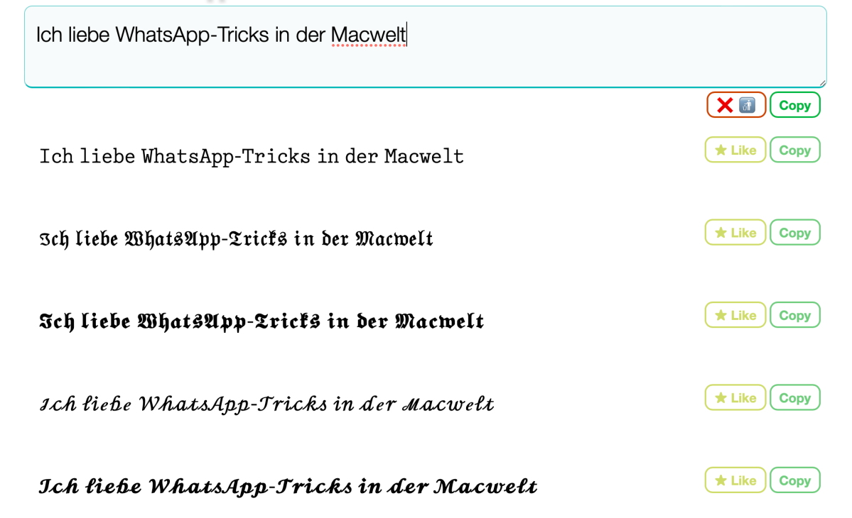Wer etwas ausgefallener will, muss sich etwas mehr Mühe geben.