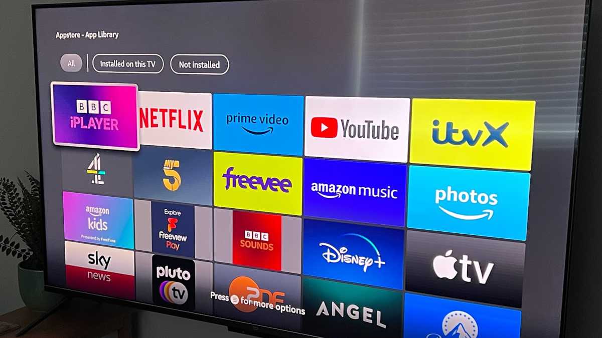 Amazon Fire TV Omni QLED apps