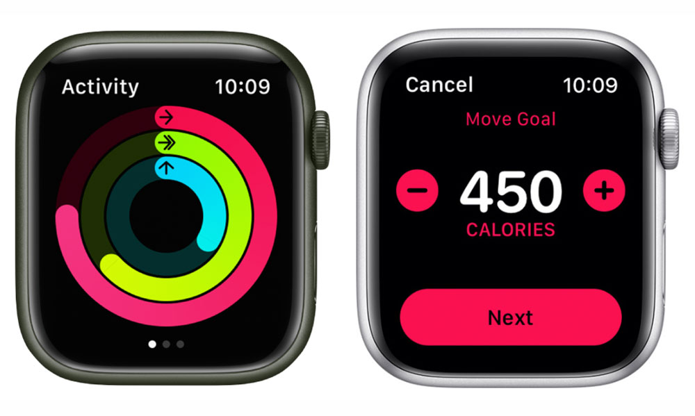 Apple Watch calorie count goal