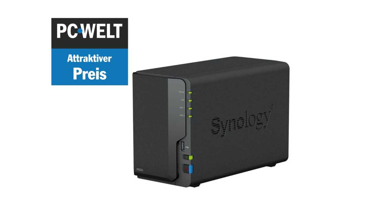 Netzwerkspeicher NAS mit attraktivem Preis: Synology Diskstation DS223