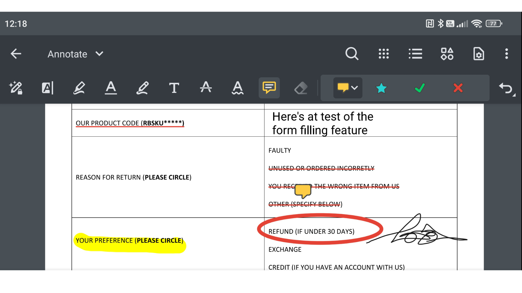 Xodo PDF Reader & Editor (Android)