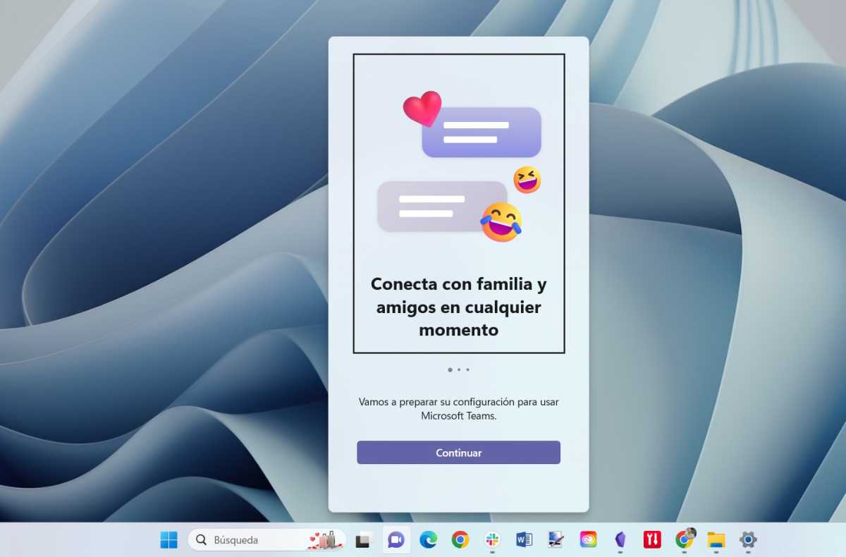 Chat de Microsoft Teams en Windows 11