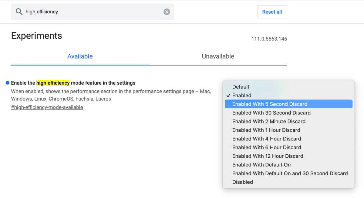 Bei Edge und Safari Standard, muss das Tab-Sleep-Feature in Chrome erst aktiviert werden.