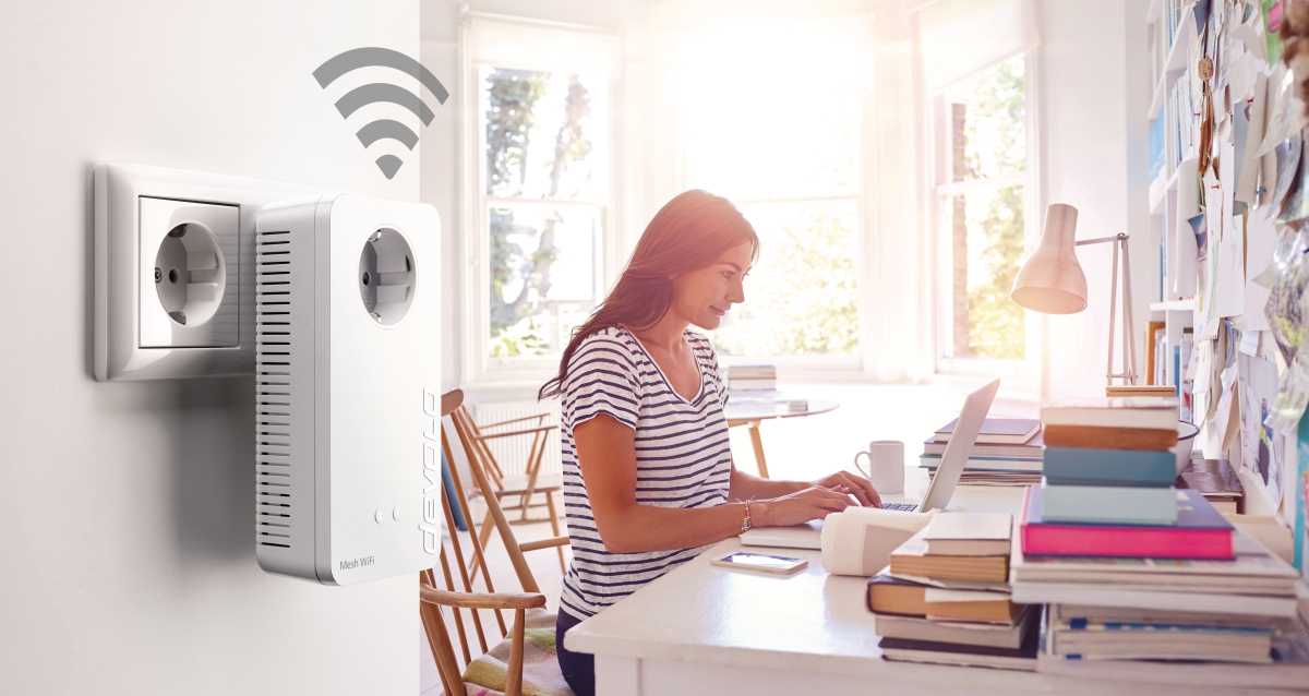 Devolo Starterkit Magic2 WiFi-6 im Homeoffice