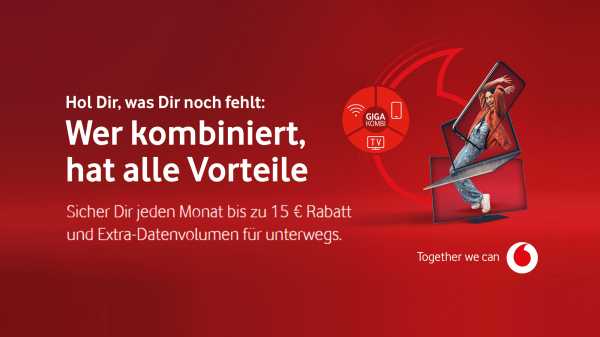Image: Vodafone GigaKombi: Mehrere Tarife kombinieren und mÃ¤chtig sparen