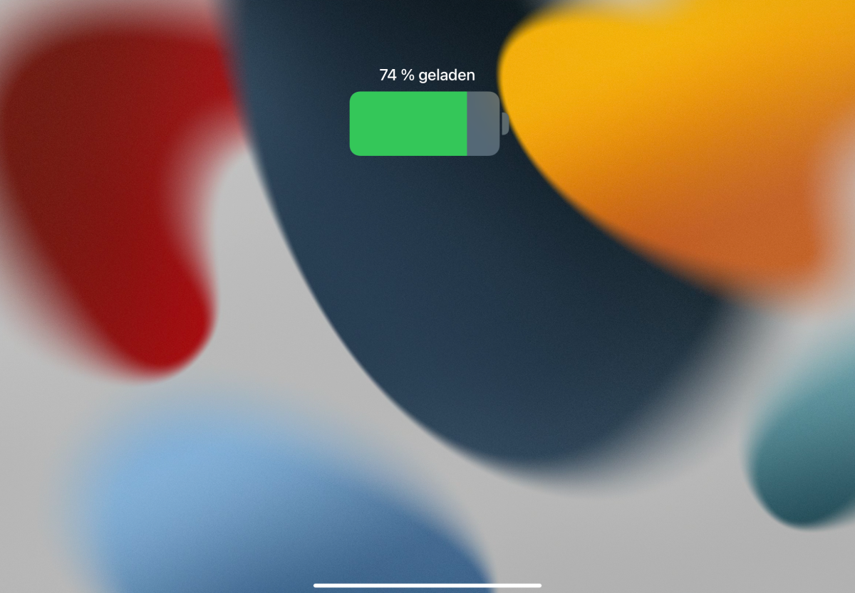 iPad wird geladen