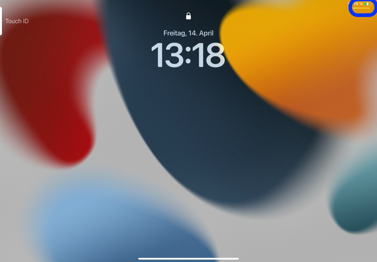 iPad lädt