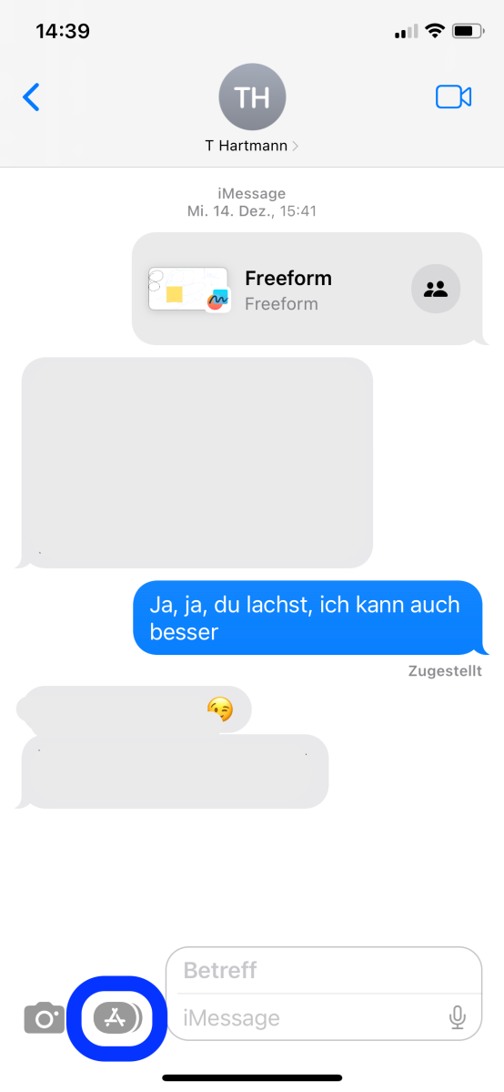 Standort des iPhones über Nachrichten teilen