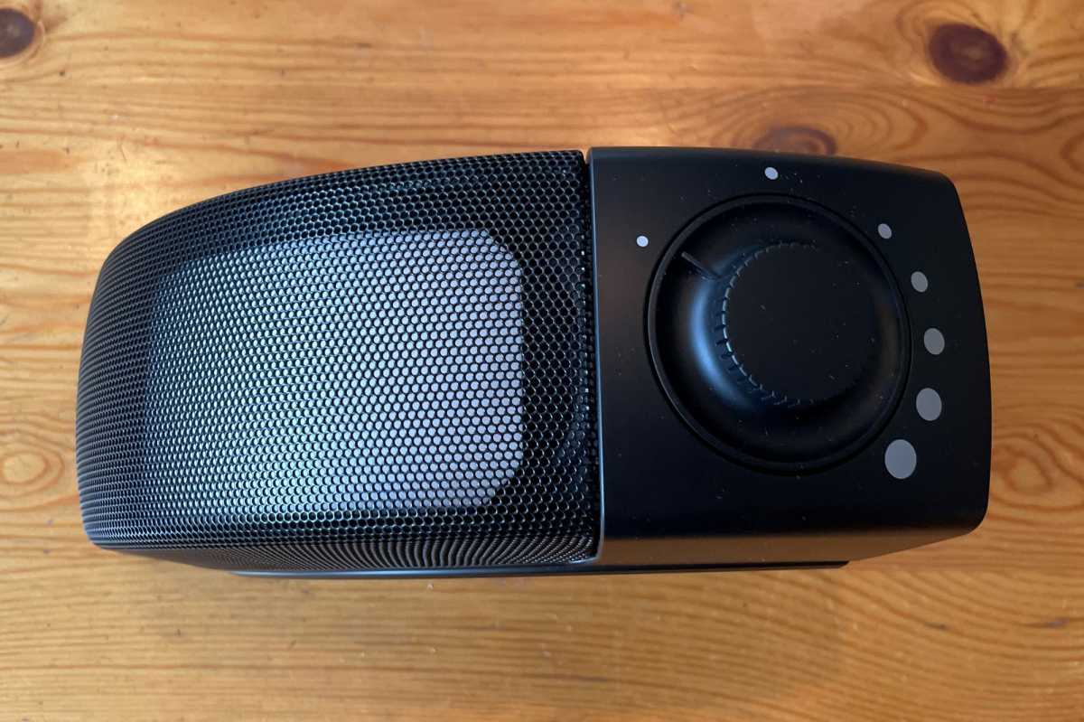 Mirai speaker top-down view