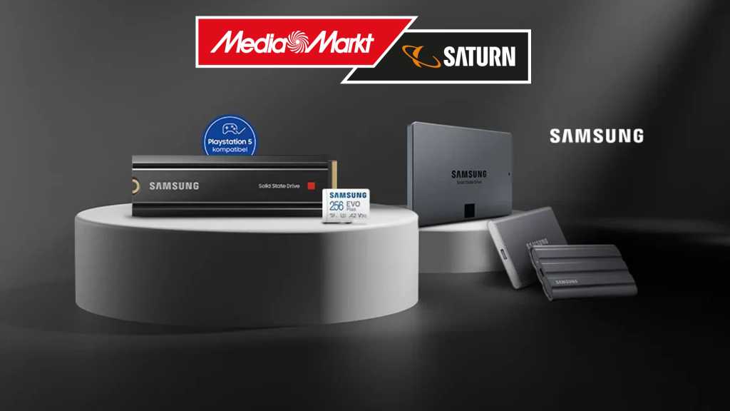 Image: Samsung-SSDs und Speicherkarten zu Bestpreisen bei Media Markt & Saturn