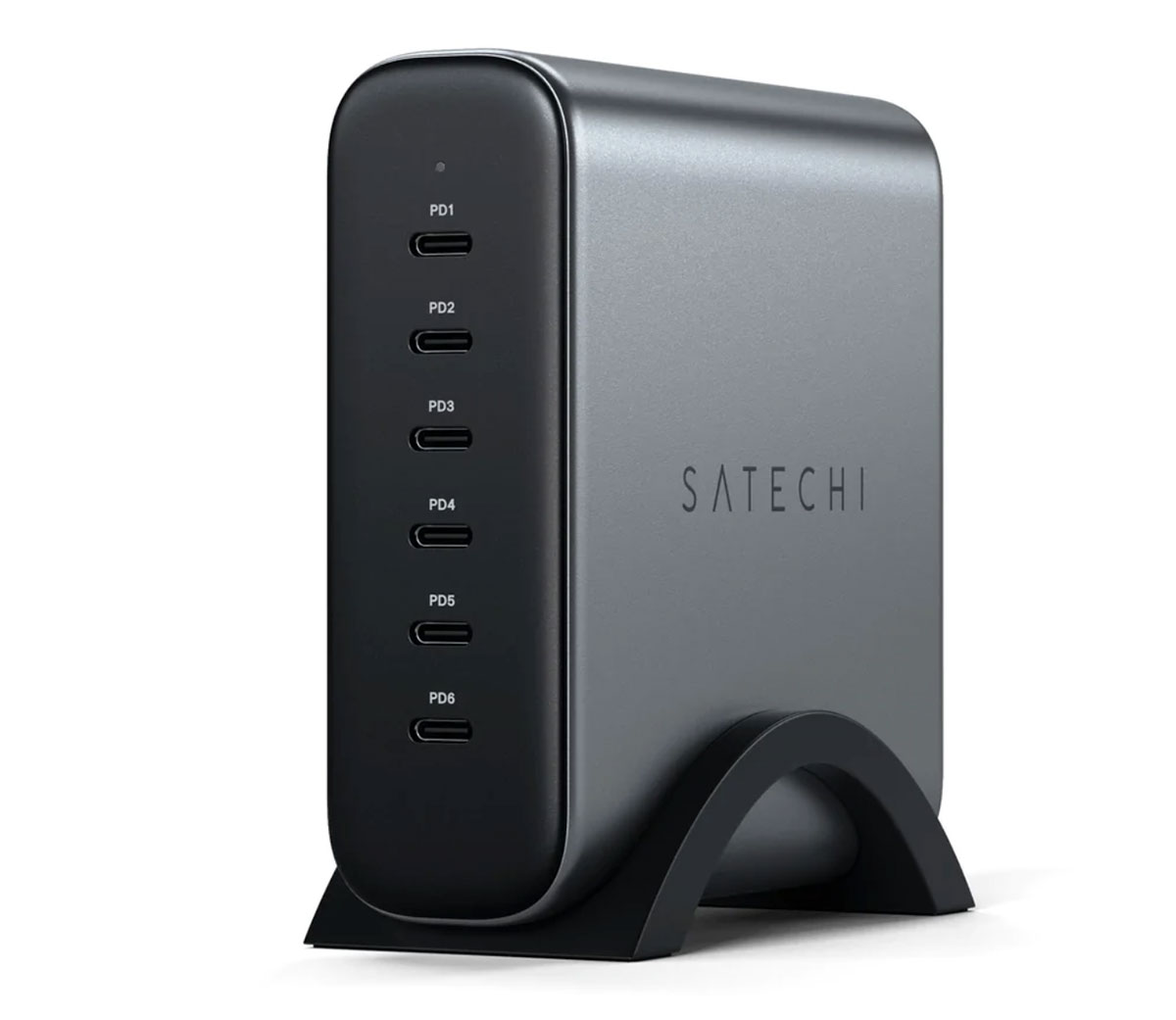 Satechi 200W USB-C 6-port PD GaN Charger – Best USB-C Desktop Charger for 16-inch MacBook Pro