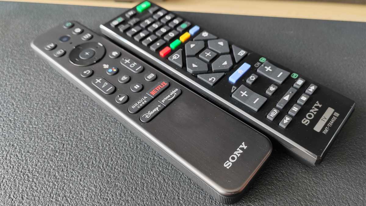 Sony Bravia XR A95K remote controls