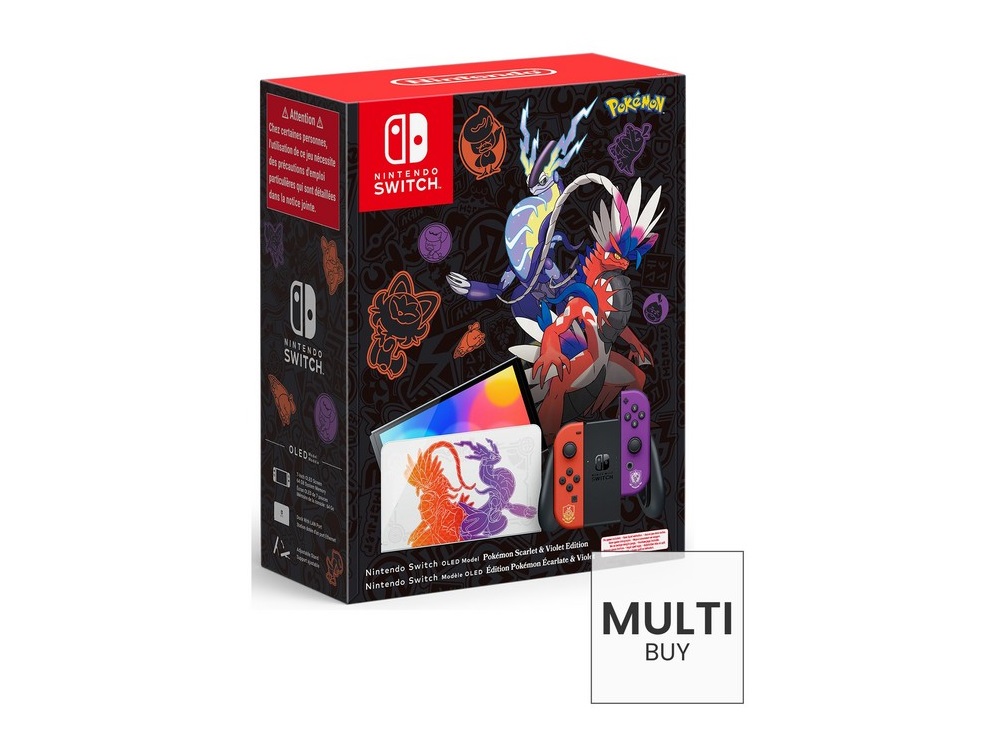 Nintendo Switch OLED Pokemon Scarlet и Violet Limited Edition