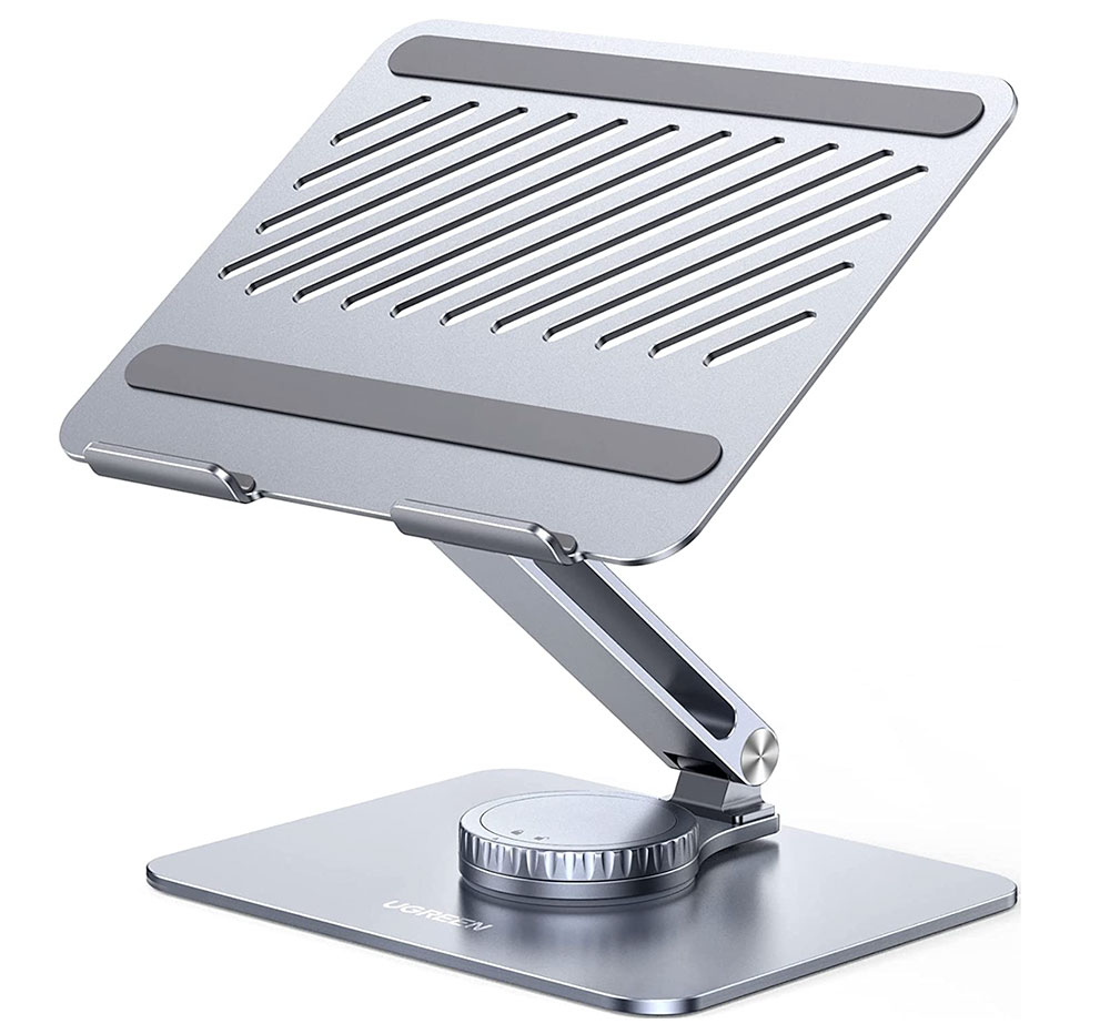  Adjustable Laptop Stand with 360 Rotating Base, OMOTON