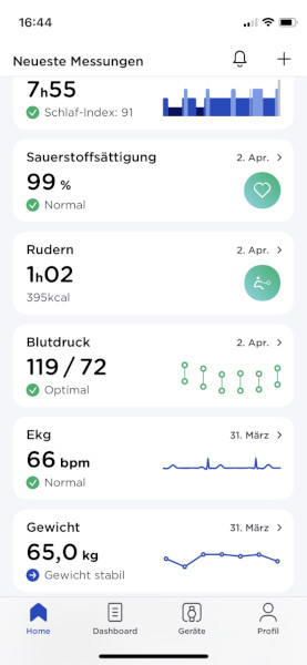 Withings Mate App