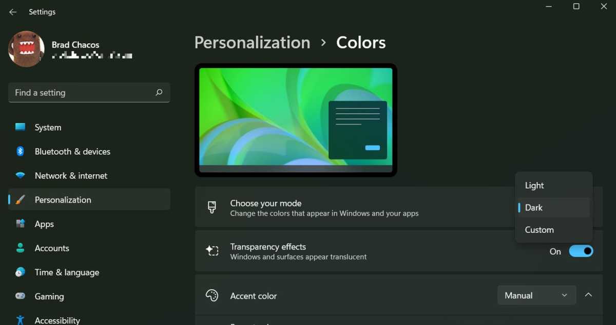 windows 11 settings
