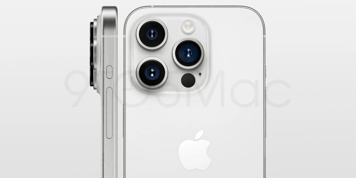 iPhone 15 Pro render 9to5Mac camera