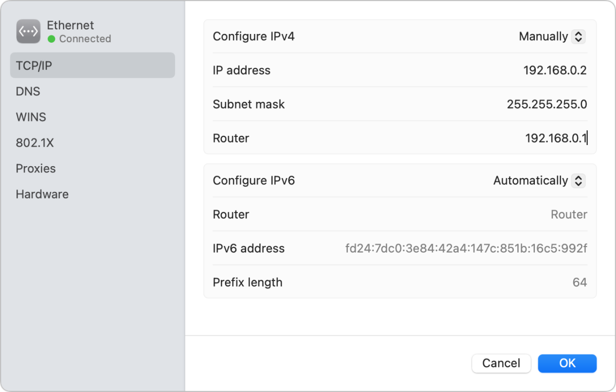 Ethernet Self-assigned IP Address can n… - Apple Community