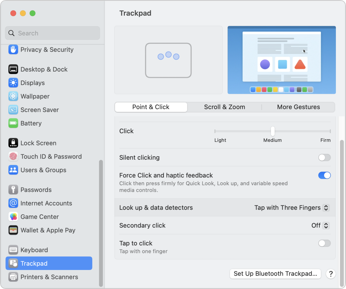 Il trackpad del MacBook non si trascina?  Prova a regolarne la sensibilità