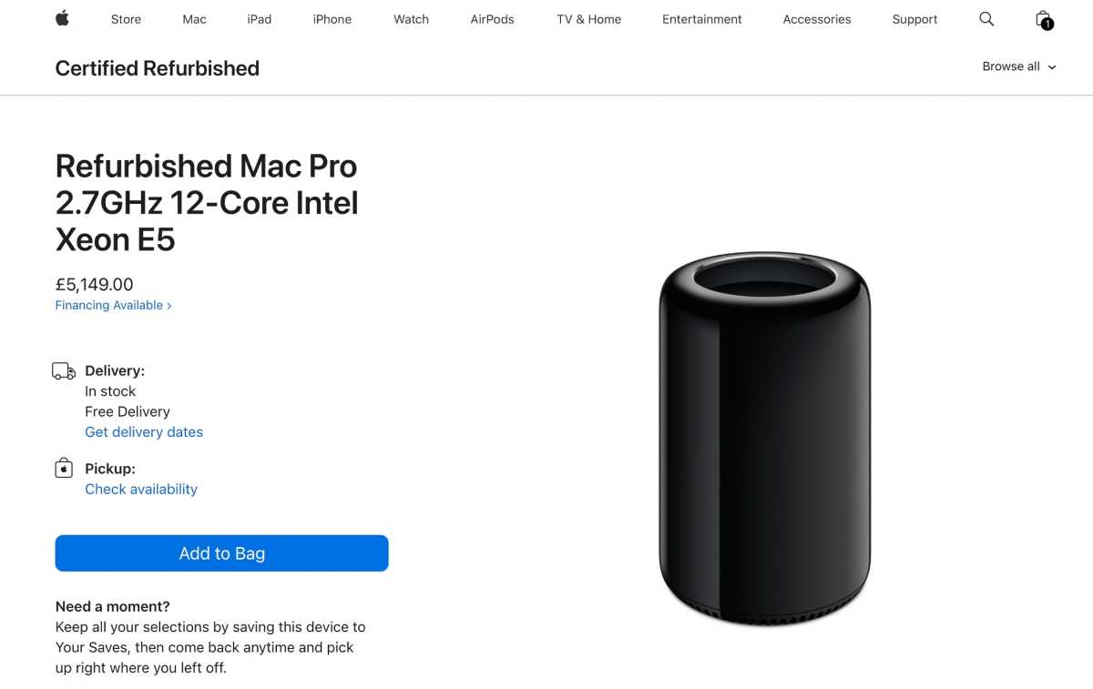 refurb 2013 Mac Pro