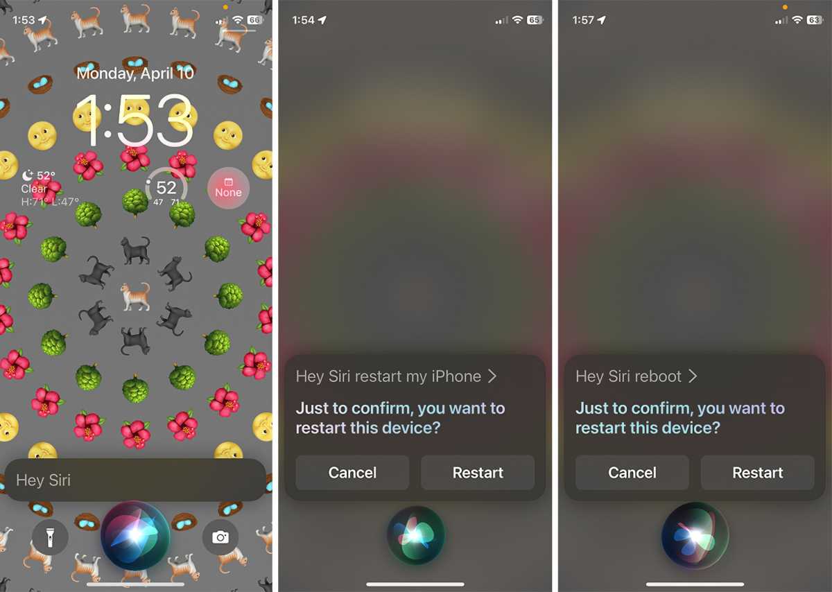 iOS 16 Siri restart iPhone