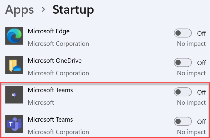 Windows 11 disable screenshot of Microsoft Teams notifications