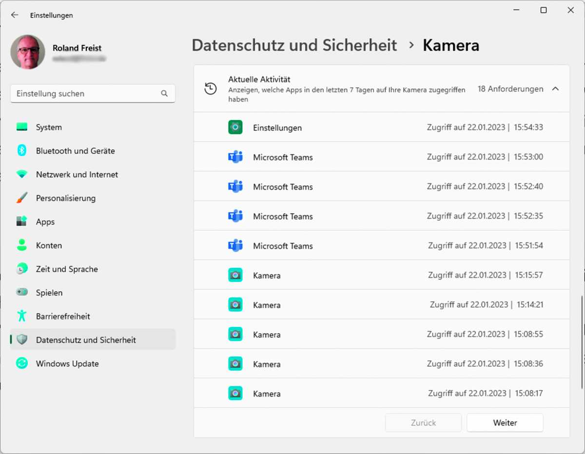 Datenschutz und Sicherheit