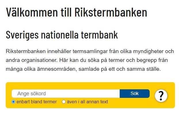 Rikstermbanken