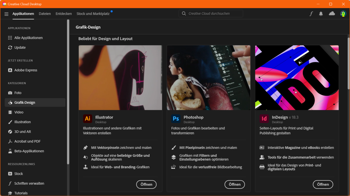 Adobe Creative Cloud mit allen Applikationen für nur 108 Euro im Jahres-Abo! So geht’s