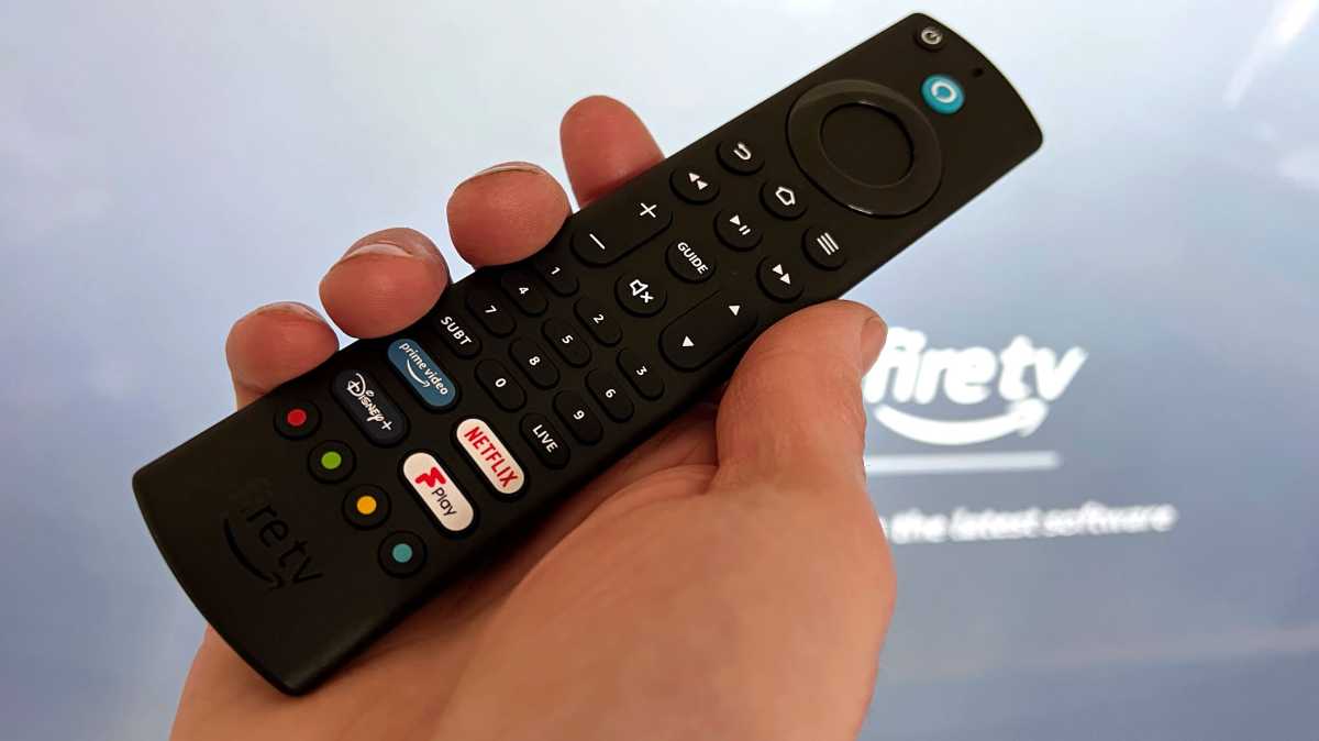 Amazon Fire TV 4-Series review Alexa remote