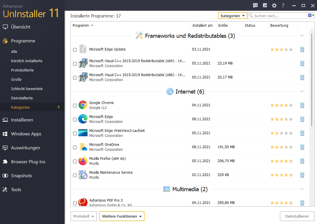 Ashampoo Uninstaller 11