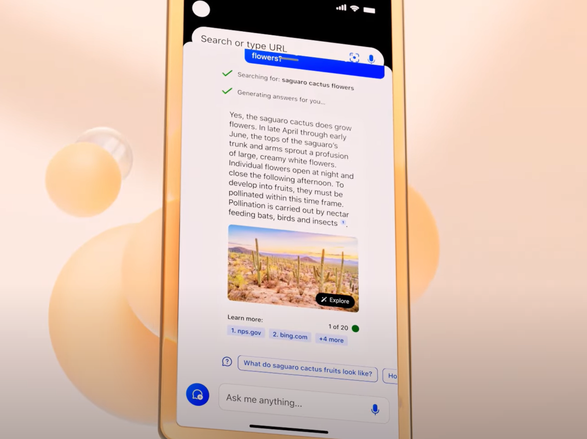 Microsoft Bing Chat AI more visual