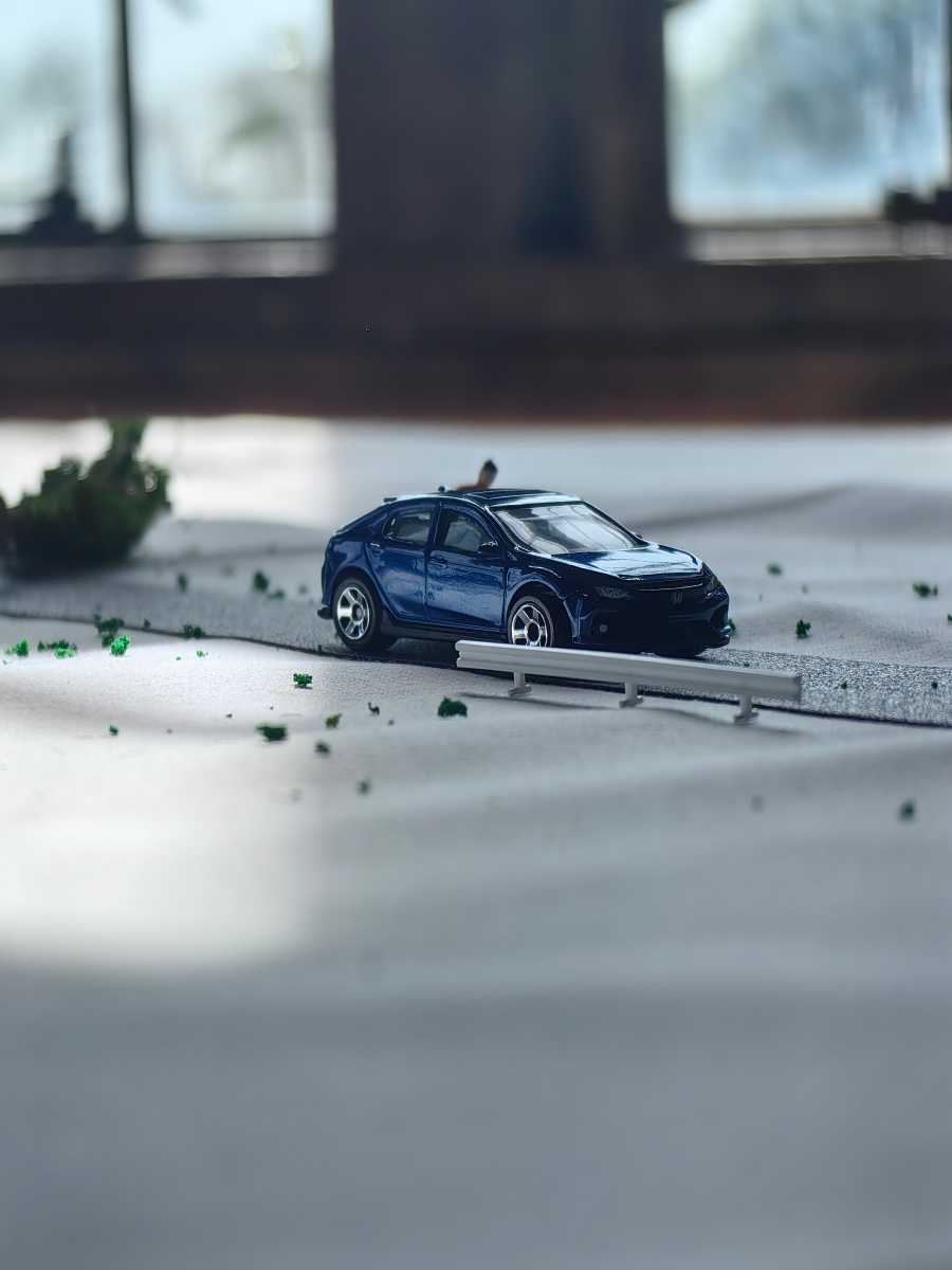 Toy model car zoomed in shot