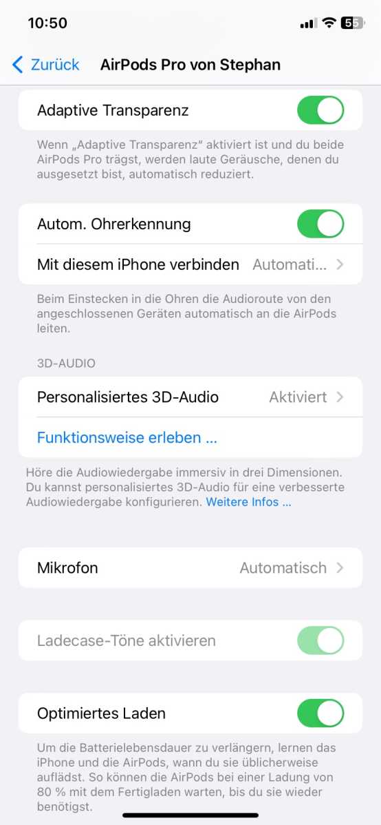 Optimiertes Laden