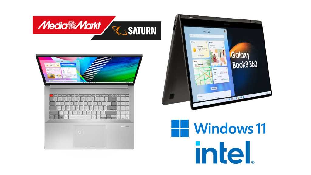 Image: Top-Notebooks mit Windows 11 & Intel-Hardware bei Media Markt
