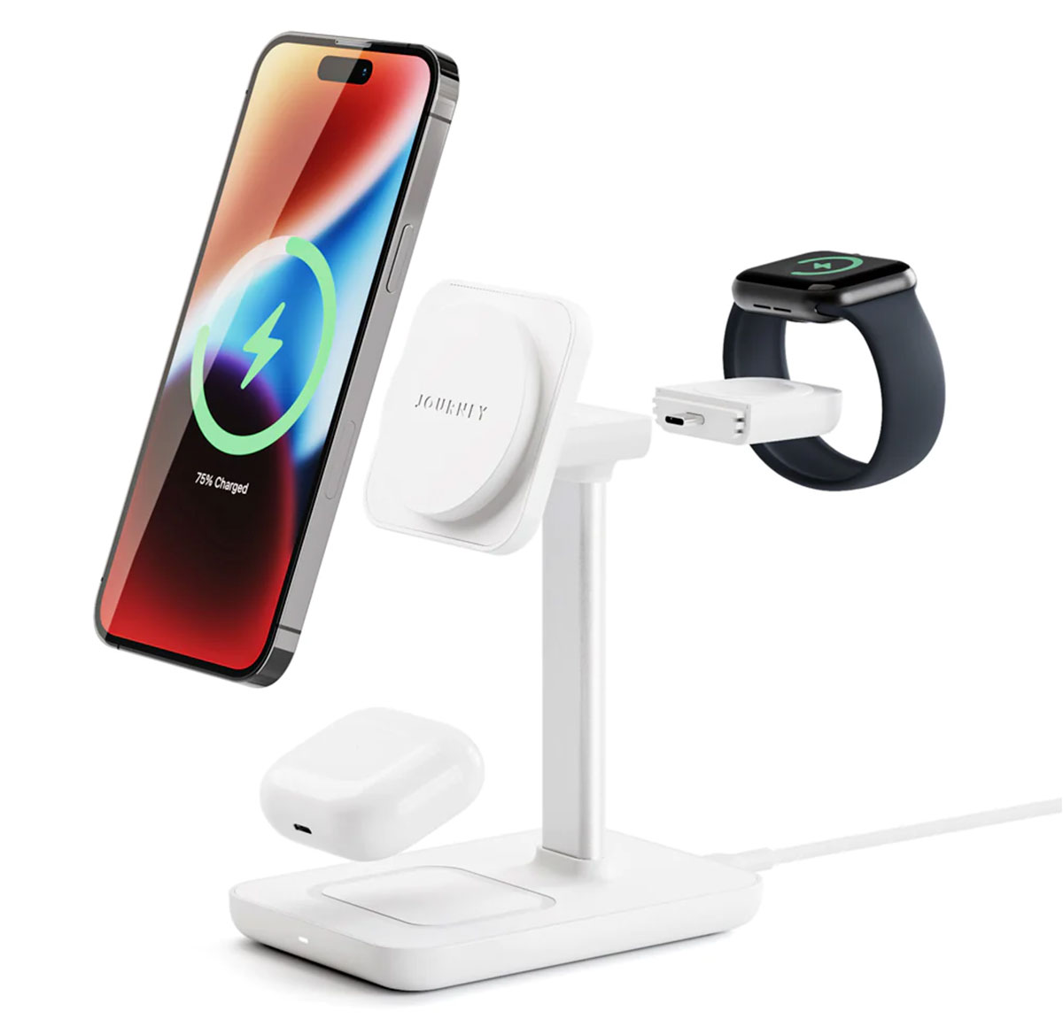 Journey Rapid TRIO 3-in-1 Wireless Charging Station – Best Apple Watch charging stand