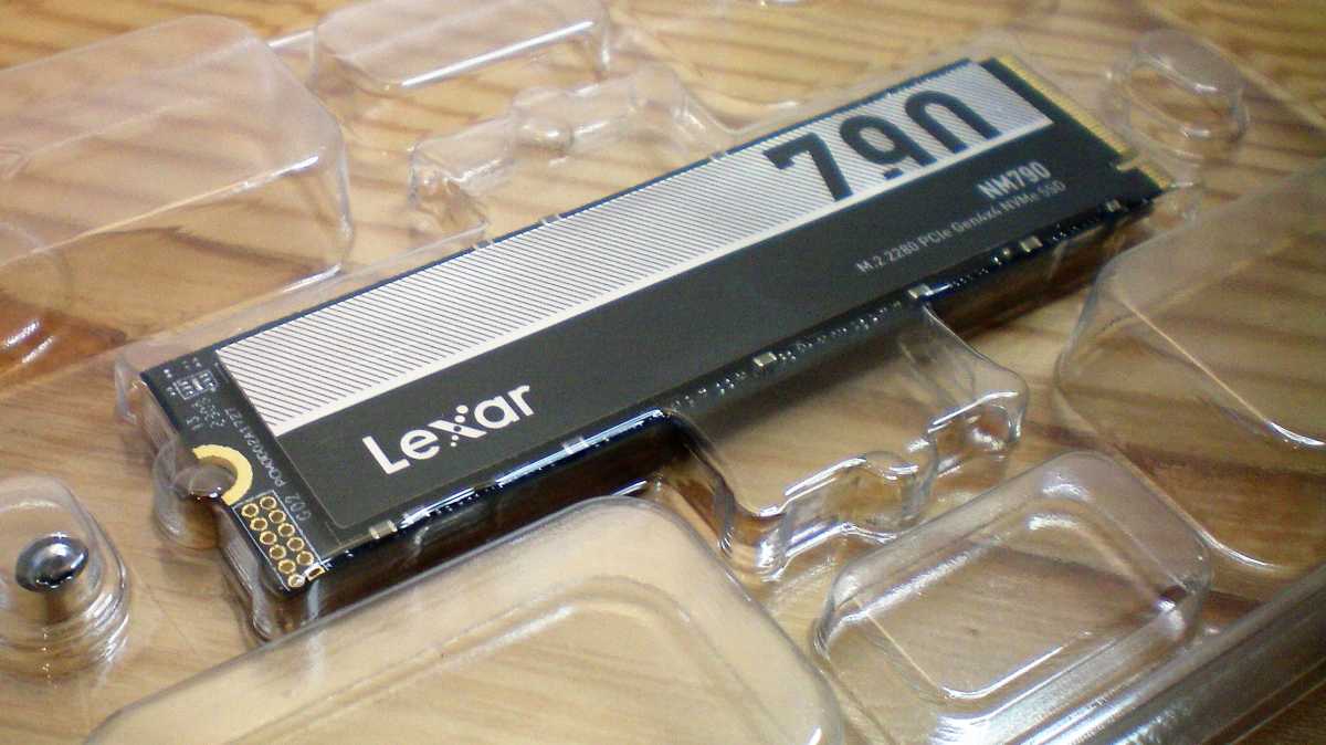 Lexar NM790 M.2 NVMe in packaging